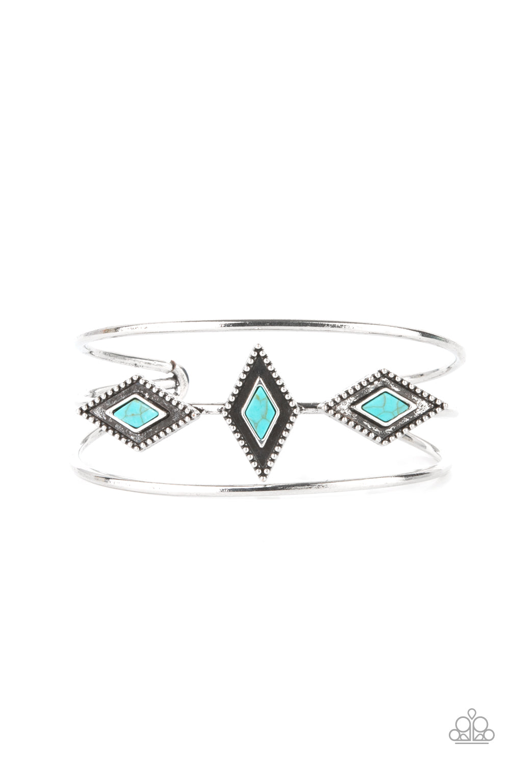 Desert Diamondback - Blue Cuff