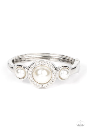 Debutante Daydream - White Bangle-Like Hinge