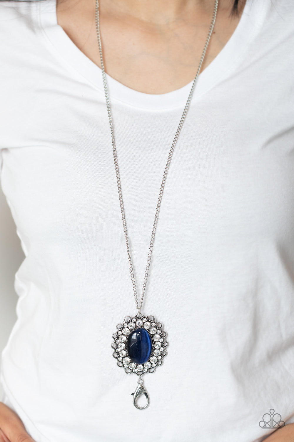 Oh My Medallion - Blue Lanyard