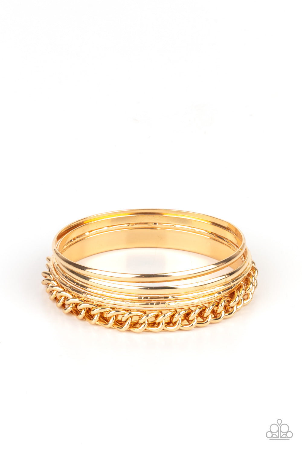 A Piece of The Action - Gold Bangles