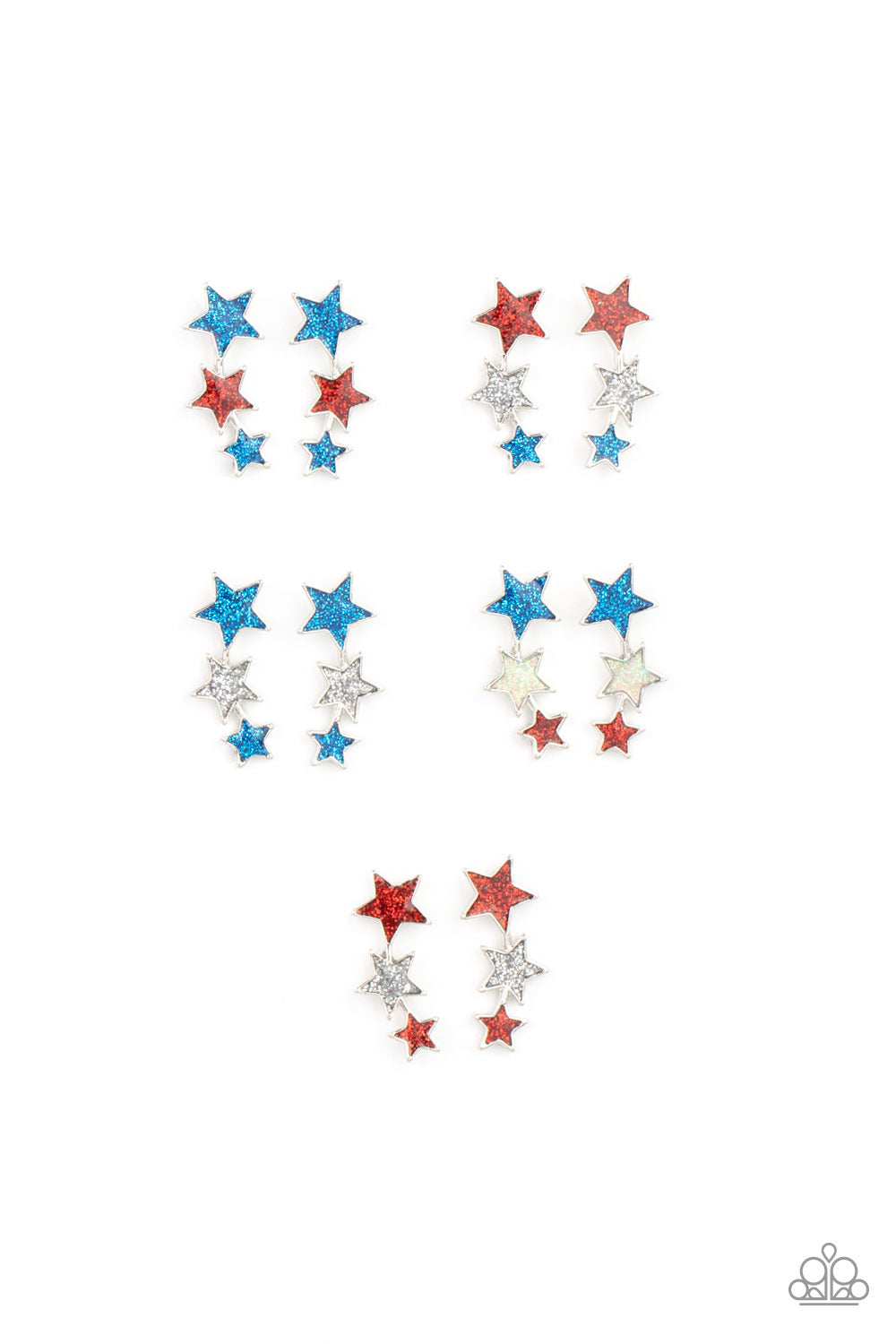 Starlet Shimmer Earrings - Let Freedom Ring Stars