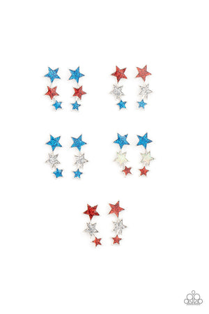 Starlet Shimmer Earrings - Let Freedom Ring Stars