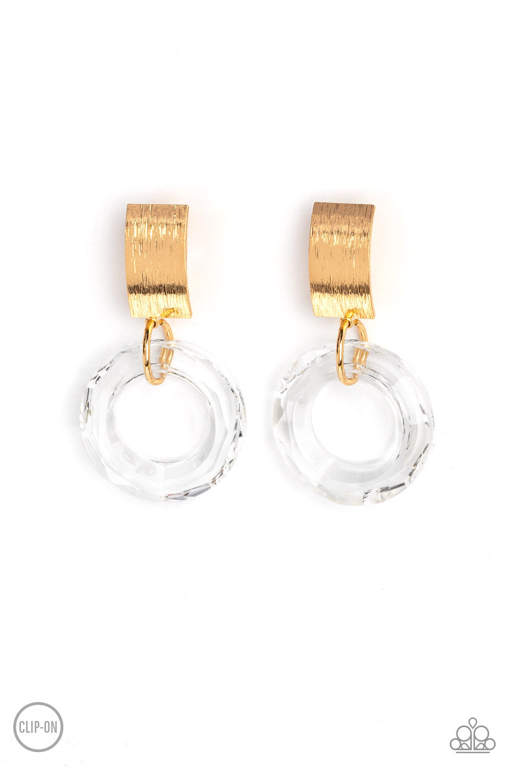 Clear Out! - Gold Clip-On