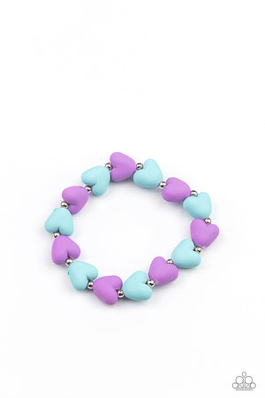 Starlet Shimmer Bracelet - Pastel Hearts