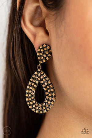 Pack In Pizzazz - Brass Clip-On
