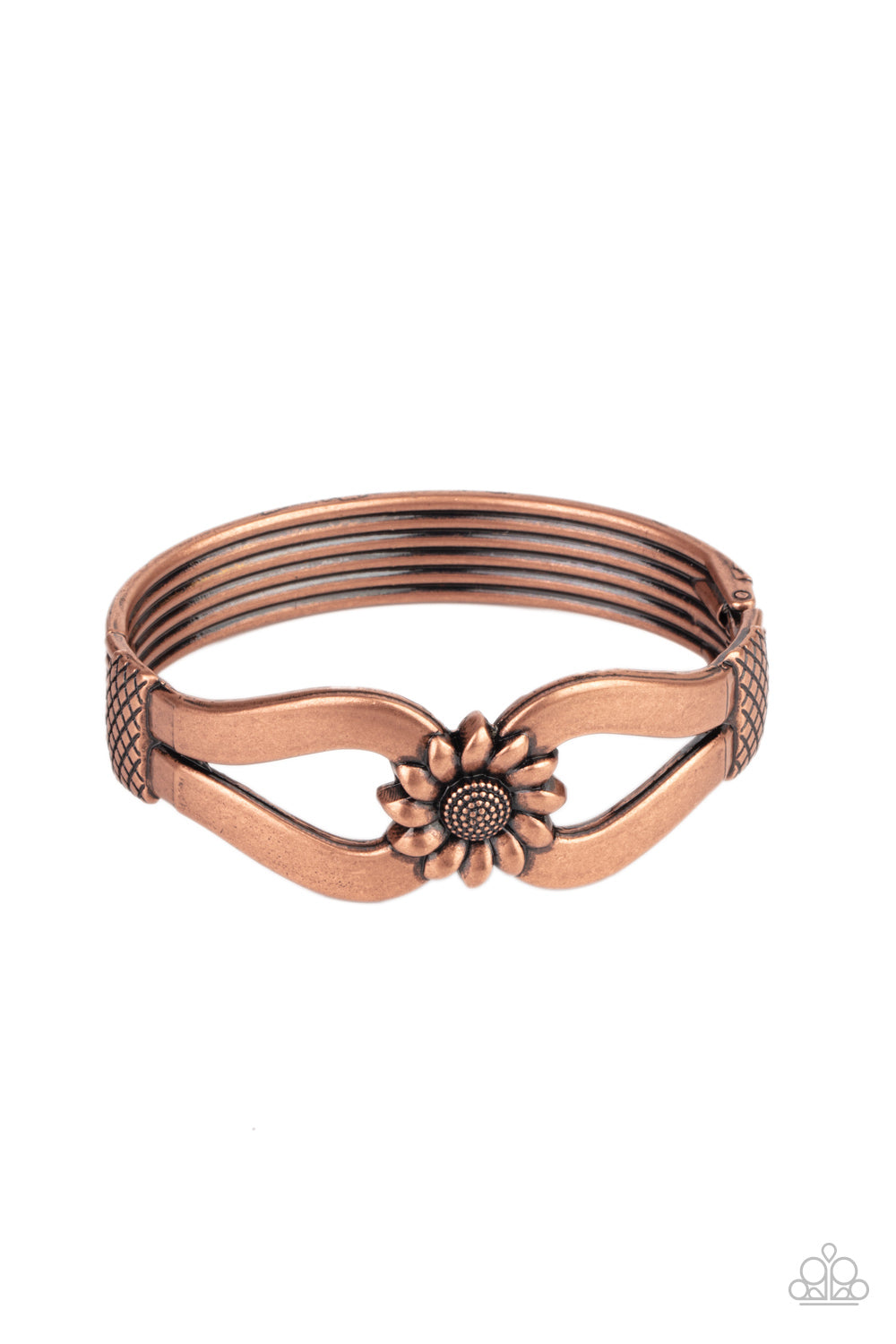 Let A Hundred SUNFLOWERS Bloom - Copper Cuff