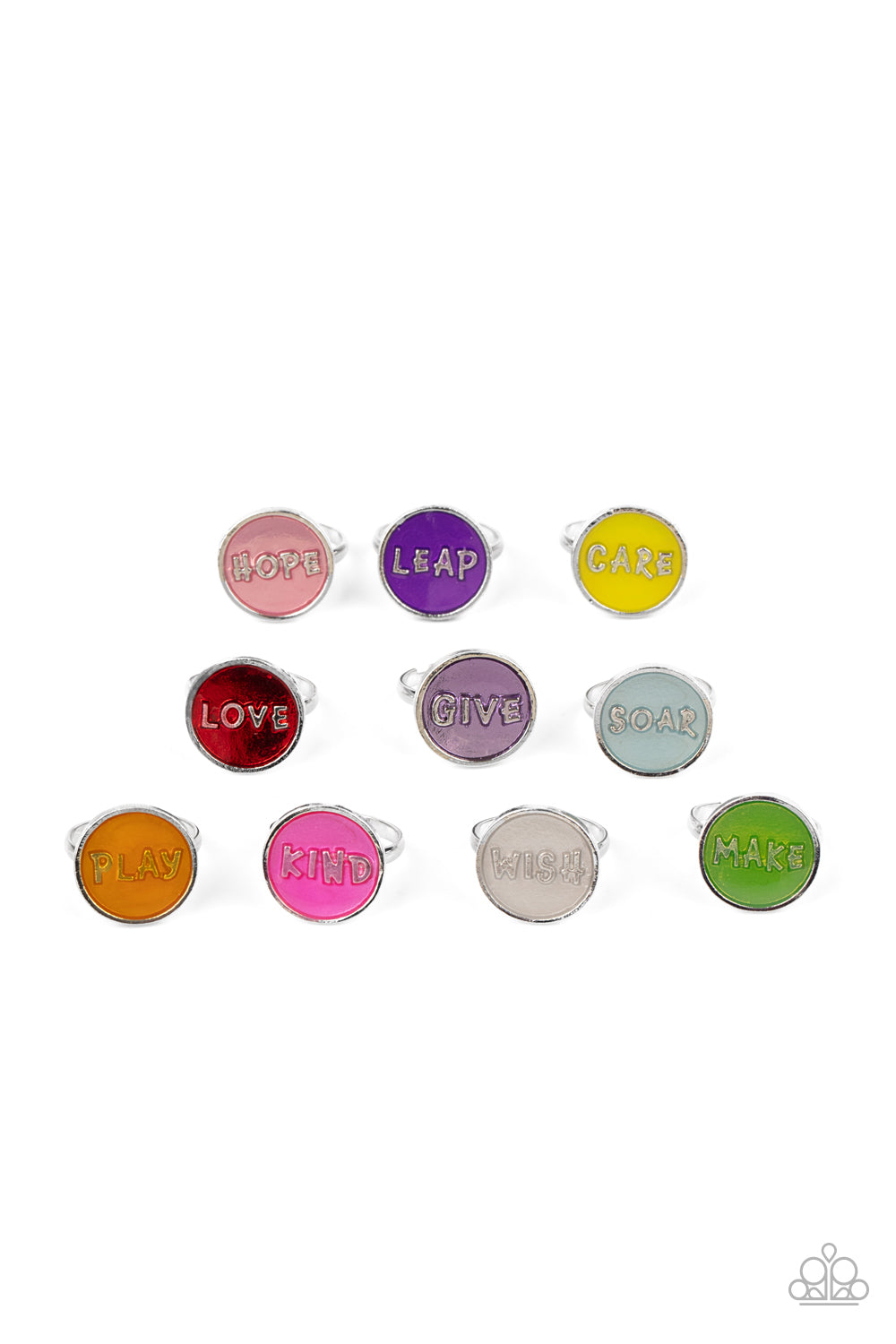 Starlet Shimmer Ring - Positive Words
