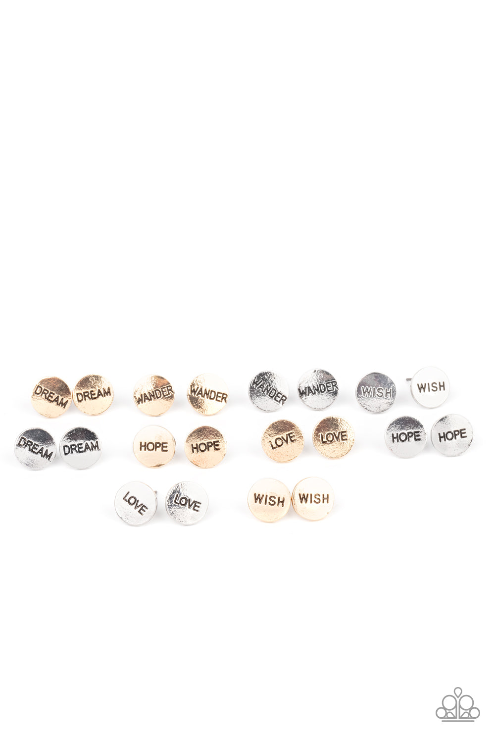 Starlet Shimmer Earrings - Inspirational Words