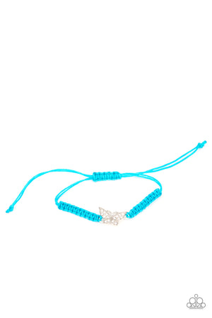 Starlet Shimmer Bracelet - Rhinestone Encrusted Butterfly