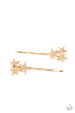 Suddenly Starstruck - Gold Hair Pins
