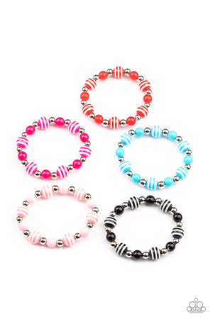 Starlet Shimmer Bracelet - Striped/Solid