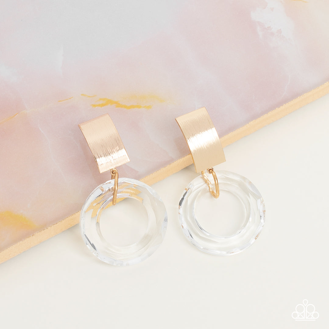 Clear Out! - Gold Clip-On