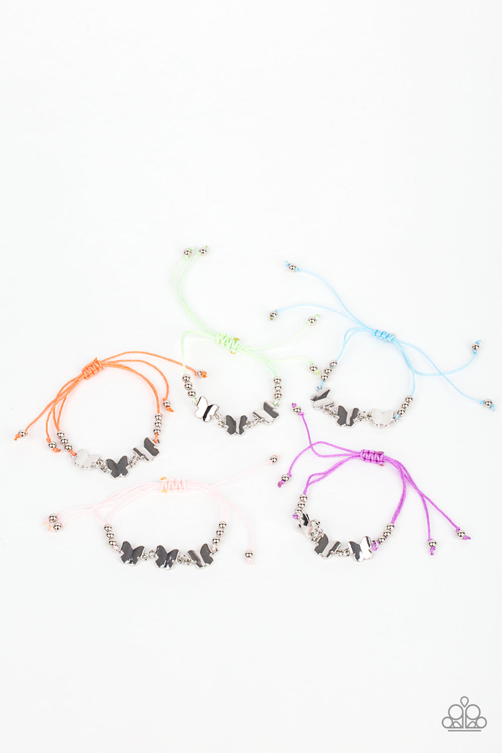 Starlet Shimmer Bracelets - Beads/Butterfly Charms