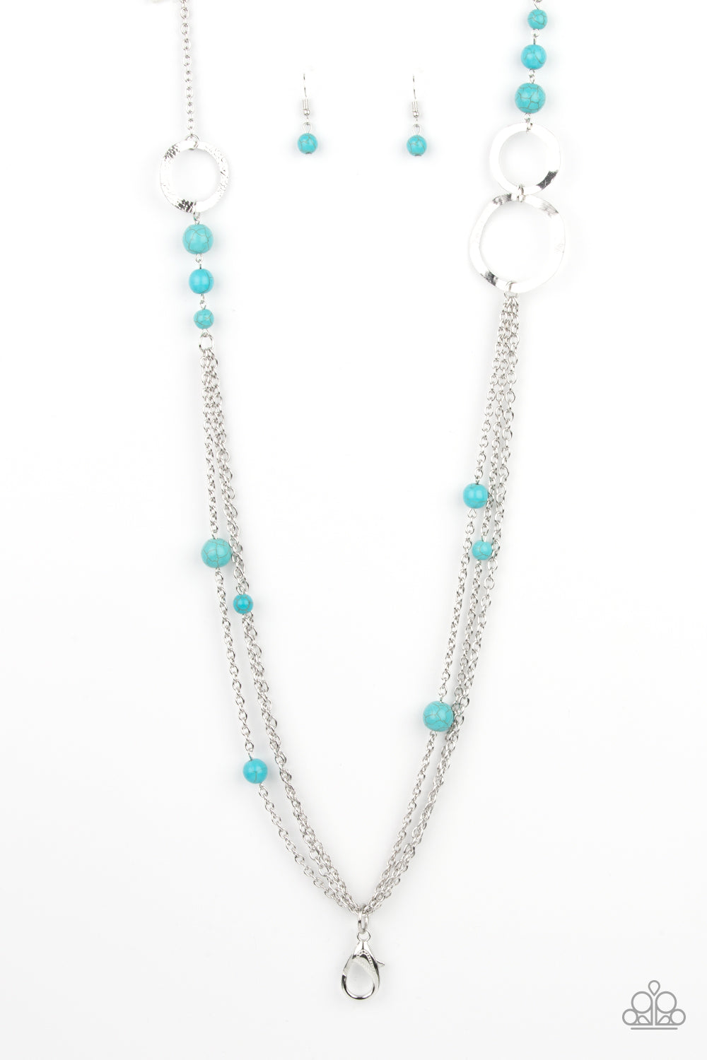 Local Charm - Blue Lanyard