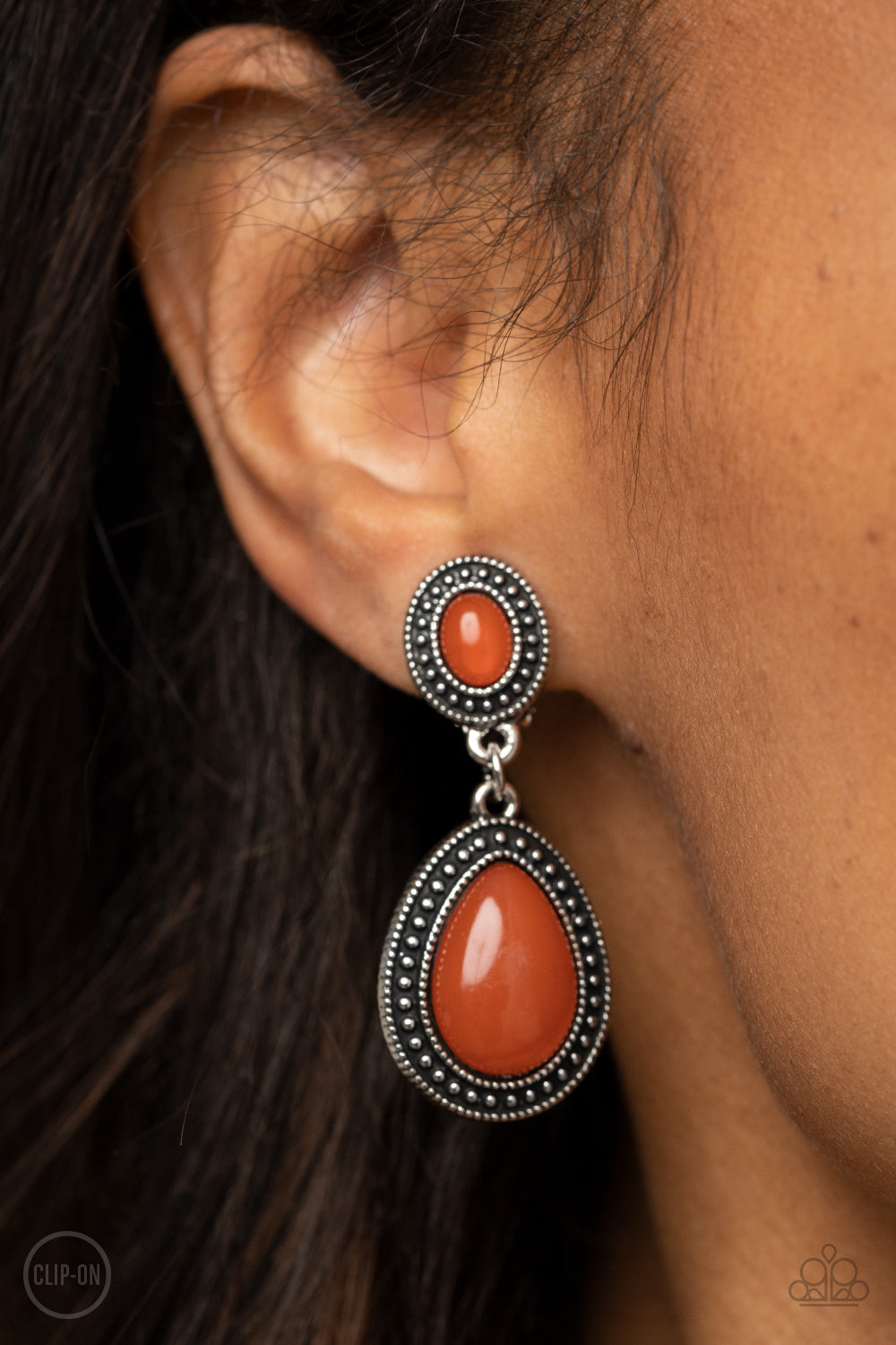 Carefree Clairvoyance - Orange Clip-On