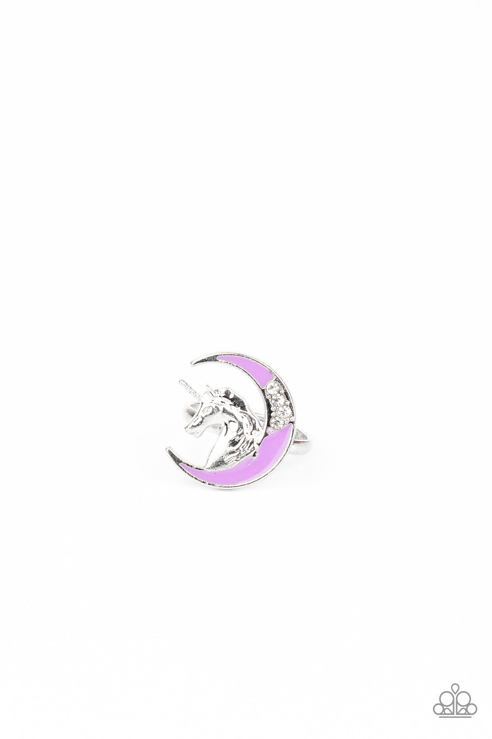 Starlet Shimmer Ring - Unicorn & Moon