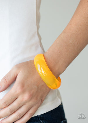 Major Material Girl- Orange Bangle