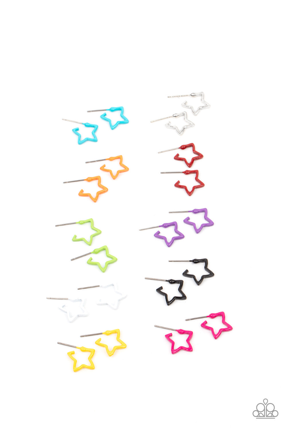Starlet Shimmer Earrings - Stellar Star Post