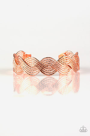 Braided Brilliance - Copper Cuff