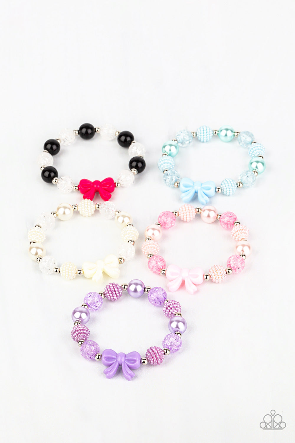 Starlet Shimmer Bracelets - Bow Charms