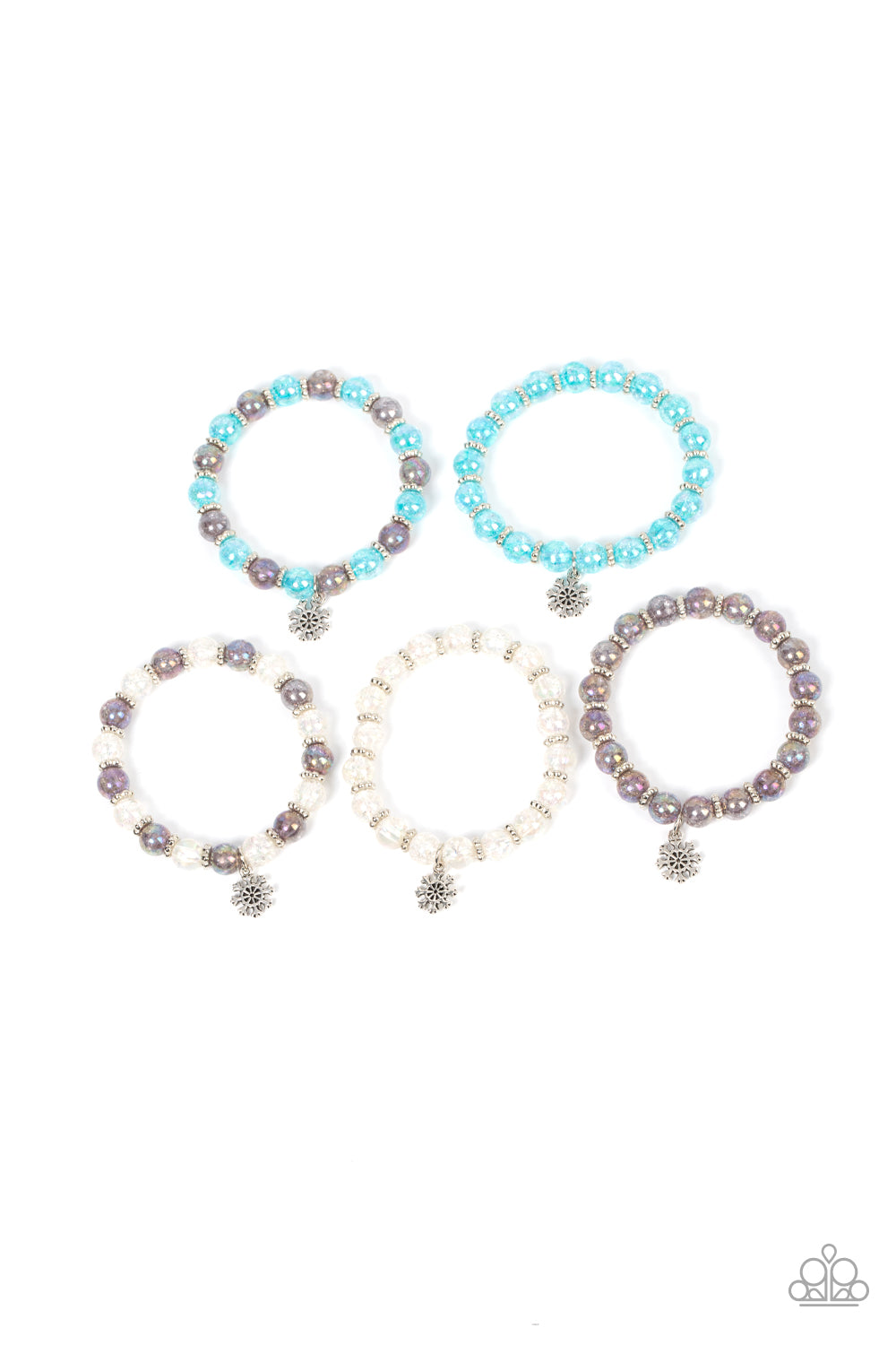 Starlet Shimmer Bracelets - Snowflake Charm