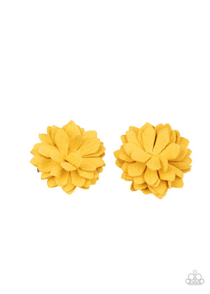 Summery Salutations - Yellow Hair Clips