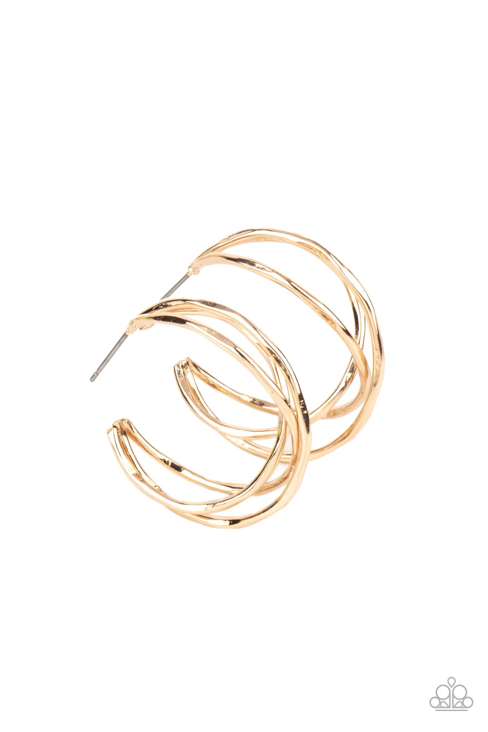 City Contour - Gold Hoop