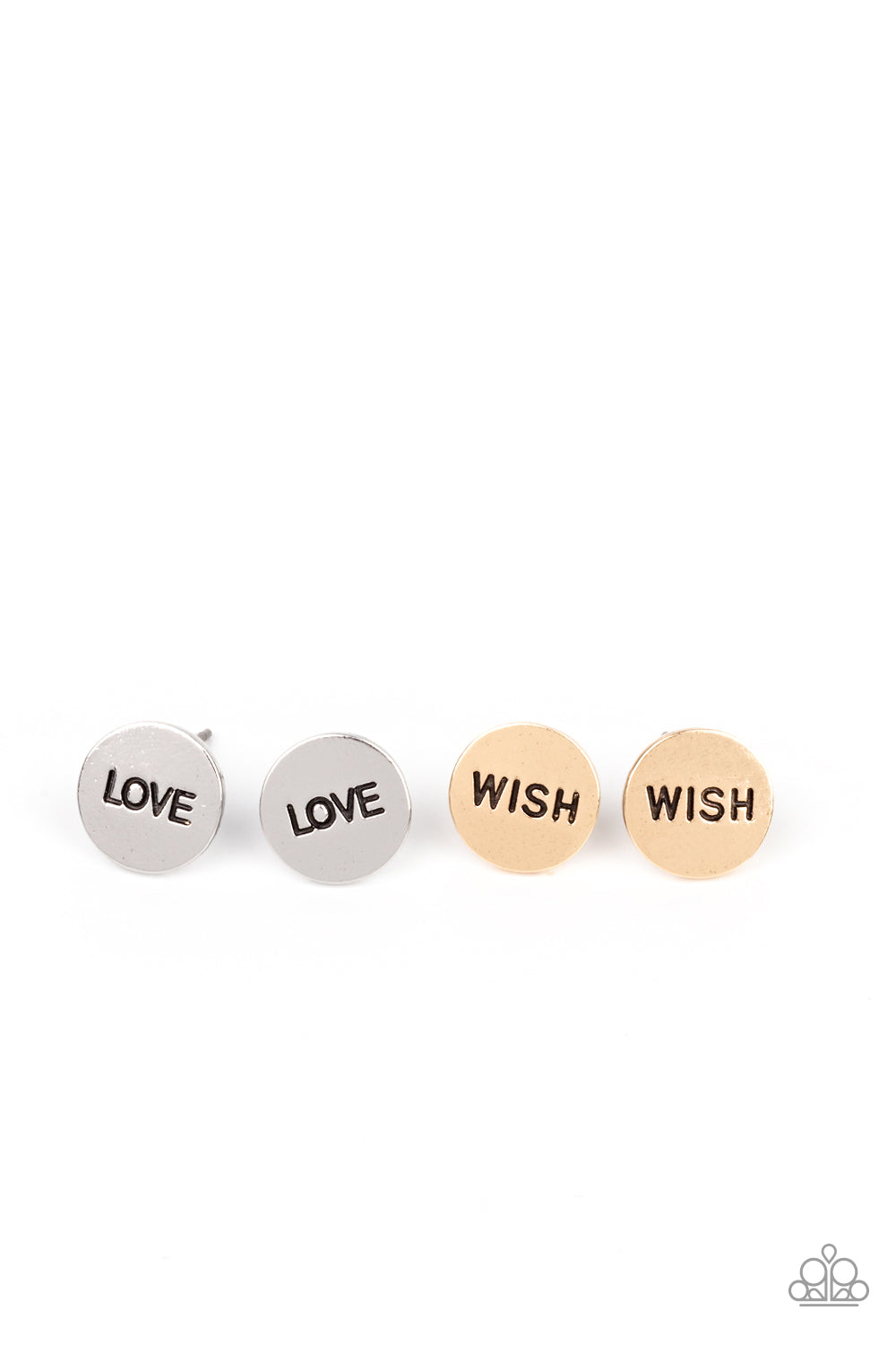 Starlet Shimmer Earrings - Inspirational Words