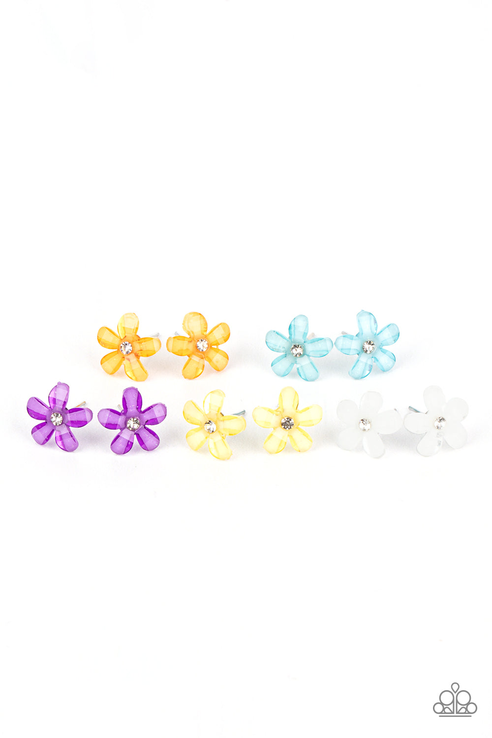 Starlet Shimmer Earrings - Floral Frame/Rhinestone