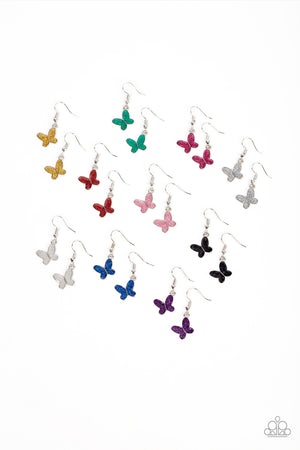 Starlet  Shimmer Earrings - Fluttering Butterflies