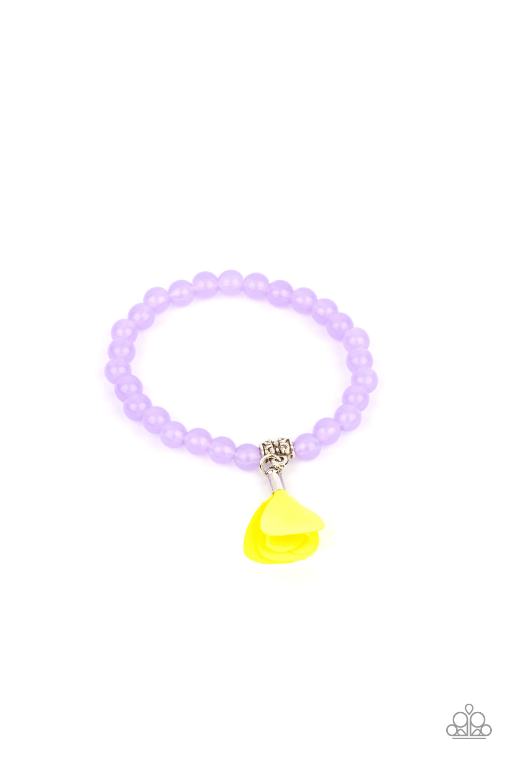 Starlet Shimmer Bracelet - Satin Rosebud Tassel