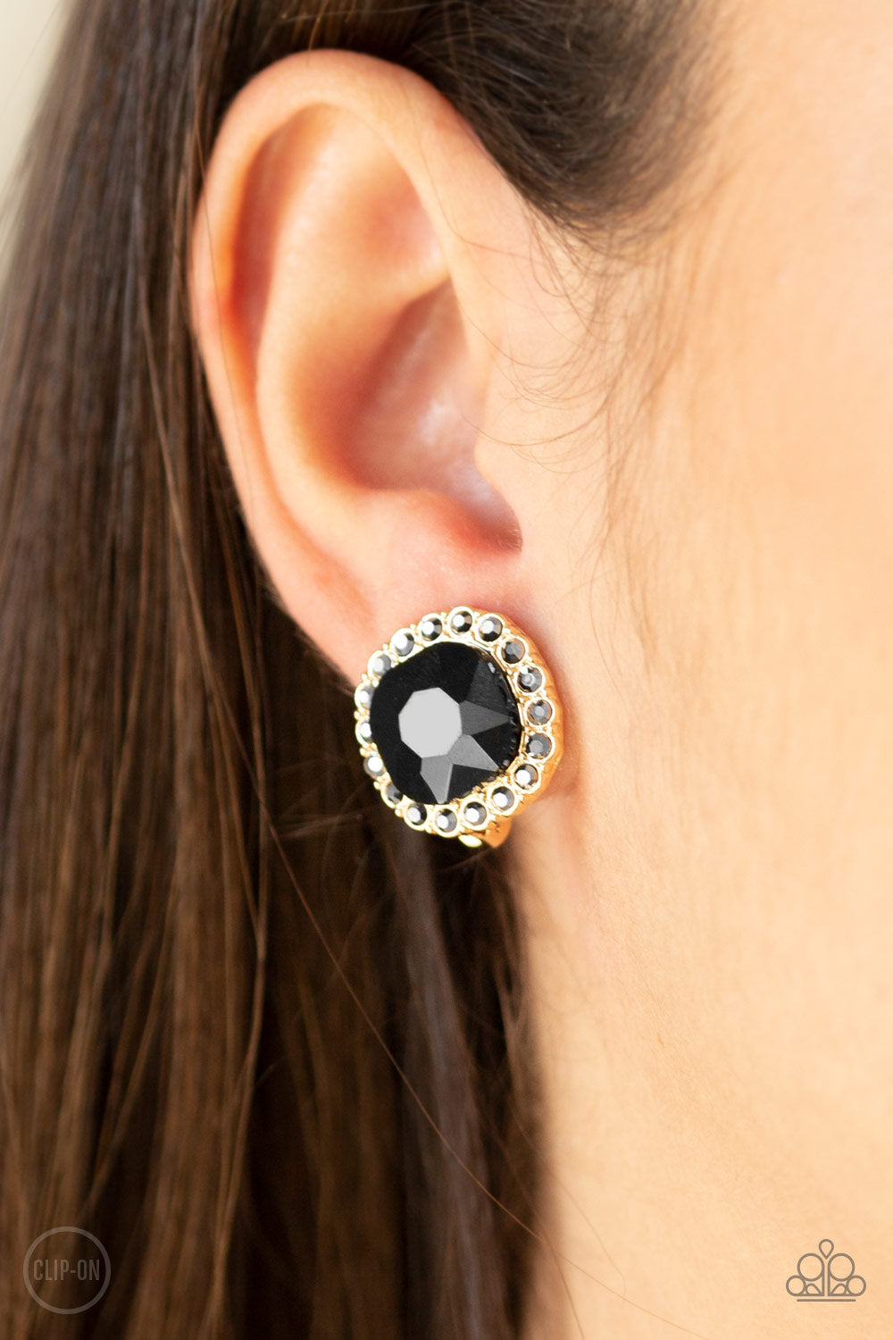 Diamond Duchess - Gold Clip-on