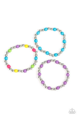 Starlet Shimmer Bracelet - Faceted Beads