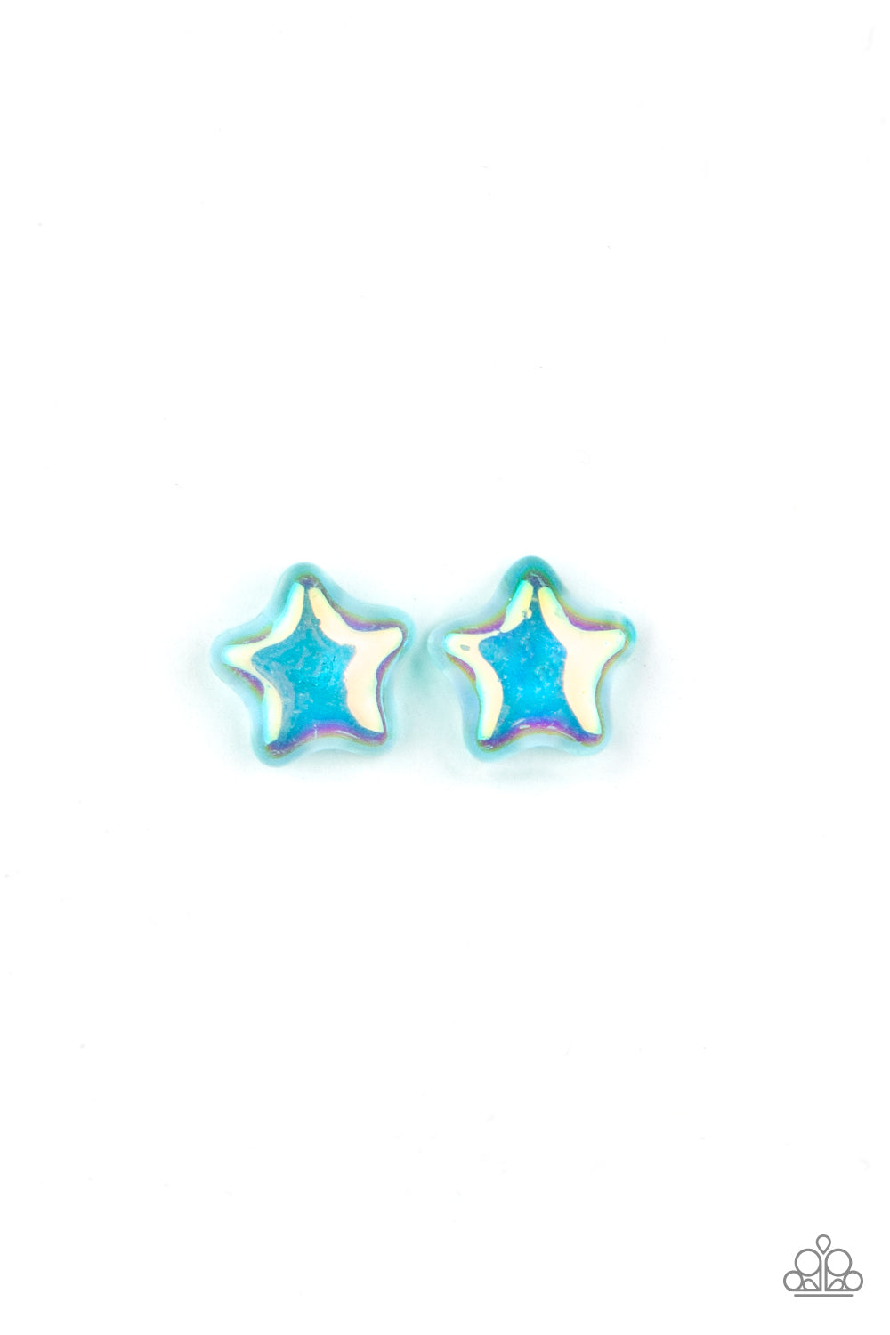 Starlet Shimmer Earrings - Iridescent Stars