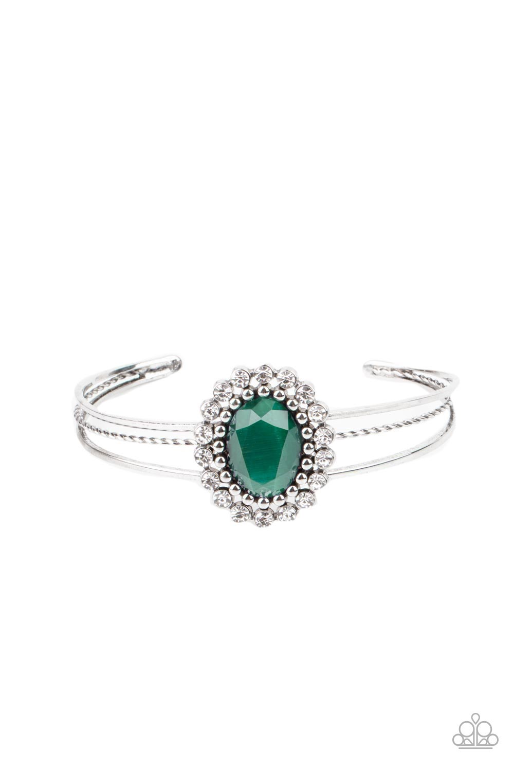 Prismatic Flower Patch - Green Cuff