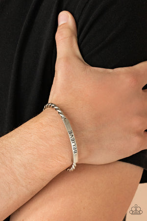 Keep Calm & Believe - Silver Cuff