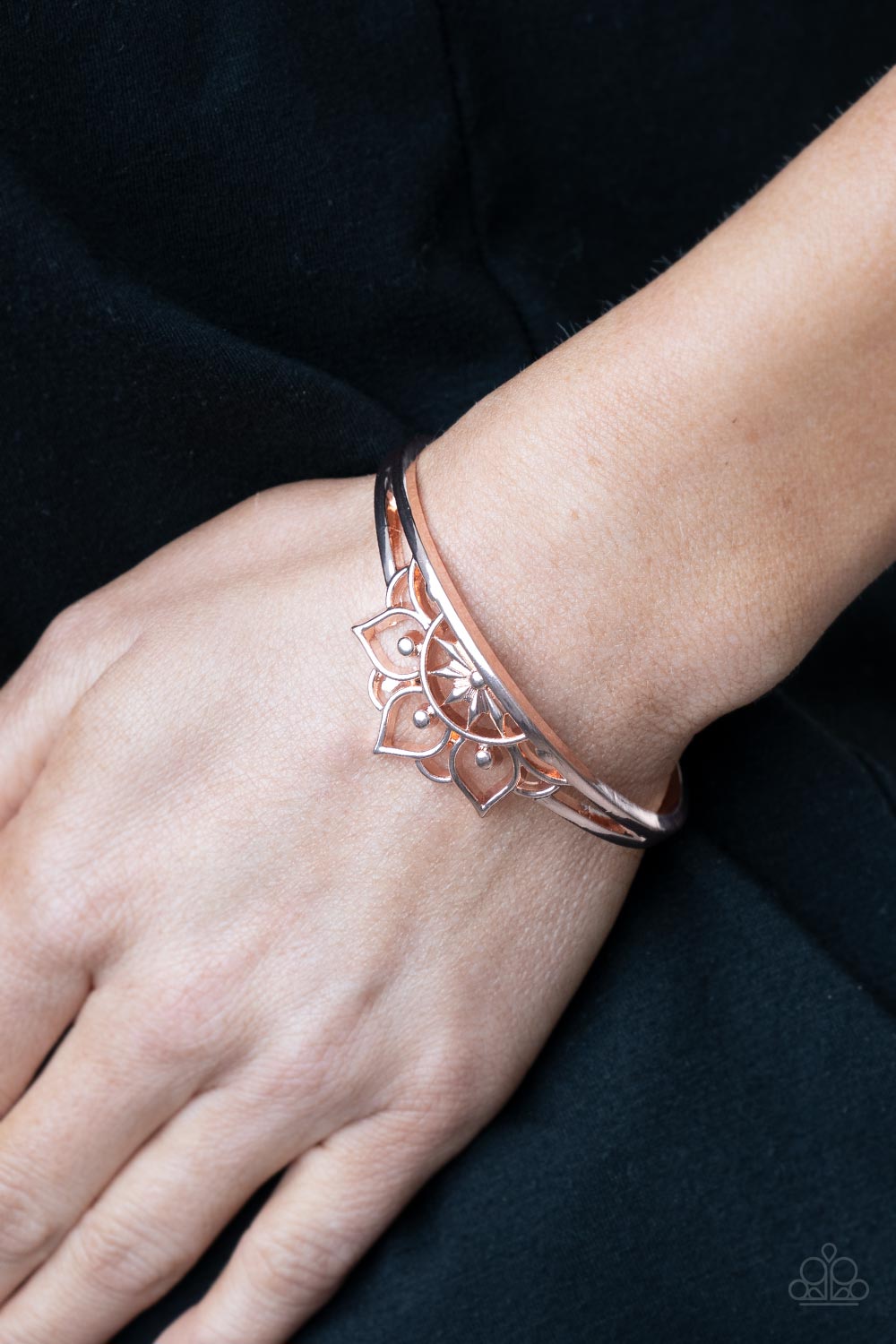 Mandala Mindfulness - Rose Gold Cuff