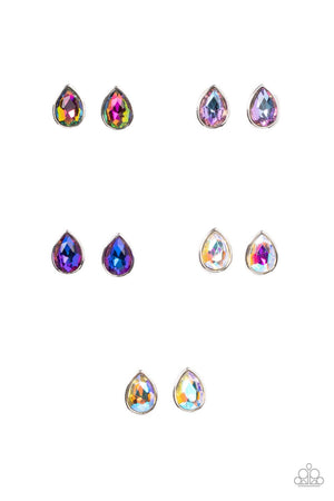 Starlet Shimmer Earrings - Teardrop Oil Spill