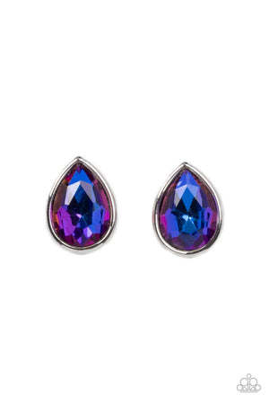 Starlet Shimmer Earrings - Teardrop Oil Spill